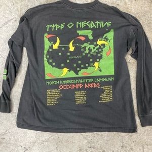 Blue grape type o negative vintage, long sleeve shirt